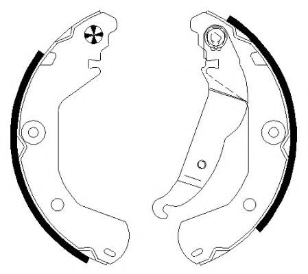 Комплект тормозных колодок HELLA PAGID 8DB 355 022-151