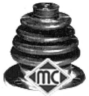 Комплект пылника, приводной вал Metalcaucho 01455