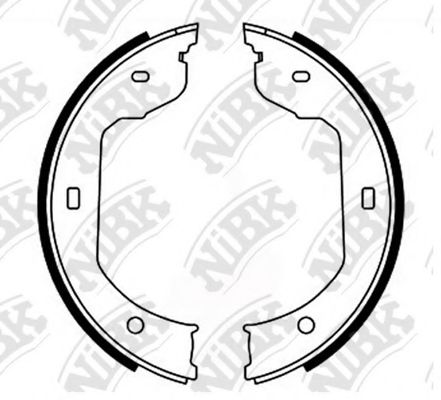 Комплект тормозных колодок, стояночная тормозная система NiBK FN0589