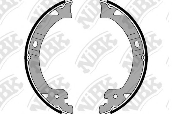 Комплект тормозных колодок, стояночная тормозная система NiBK FN0641
