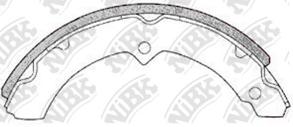 Комплект тормозных колодок NiBK FN2316
