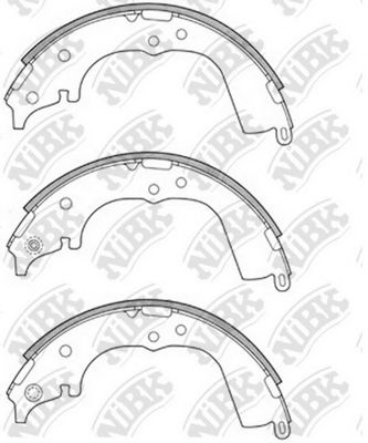 Комплект тормозных колодок NiBK FN2330