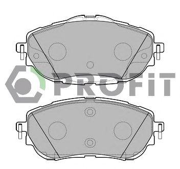 Комплект тормозных колодок, дисковый тормоз PROFIT 5000-2030