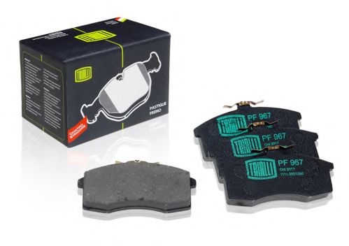 Комплект тормозных колодок TRIALLI PF967