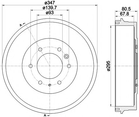 Тормозной барабан MINTEX MBD334