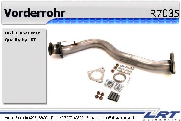 Труба выхлопного газа LRT R7035