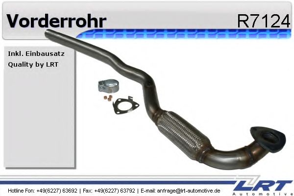 Труба выхлопного газа LRT R7124