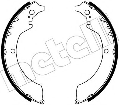 Комплект тормозных колодок METELLI 53-0033