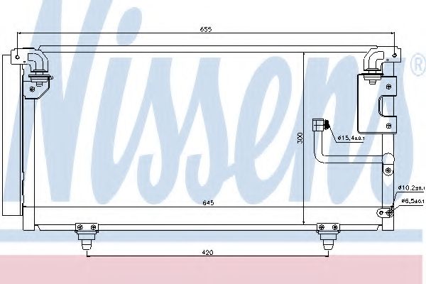 Конденсатор, кондиционер NISSENS 940091