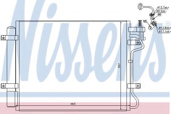 Конденсатор, кондиционер NISSENS 940314
