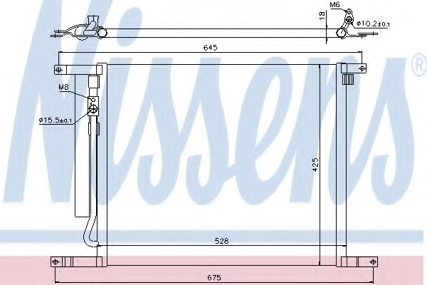 Конденсатор, кондиционер NISSENS 940335