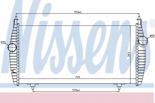 Интеркулер NISSENS 96617