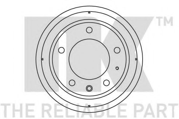 Тормозной барабан NK 251212