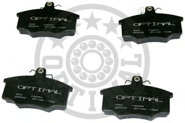 Комплект тормозных колодок, дисковый тормоз OPTIMAL 12054