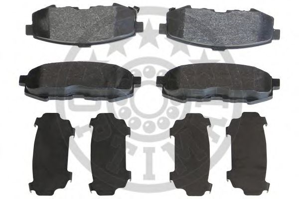 Комплект тормозных колодок, дисковый тормоз OPTIMAL 12421