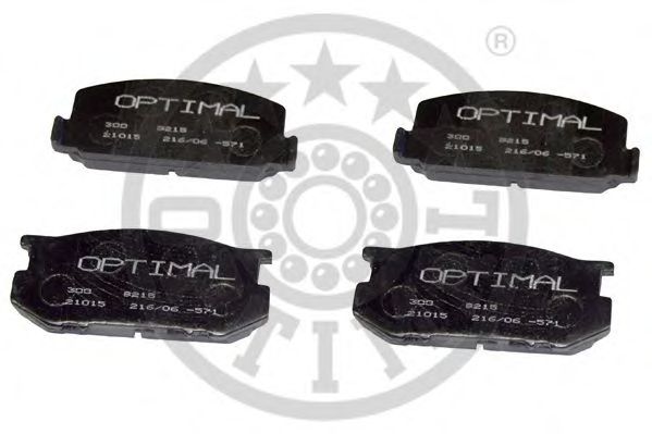 Комплект тормозных колодок, дисковый тормоз OPTIMAL 9215