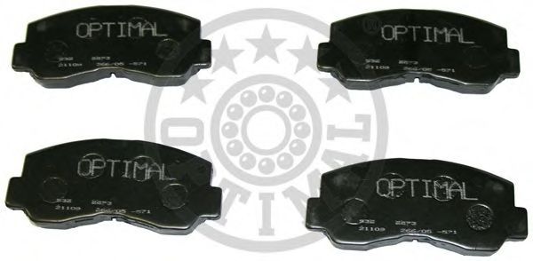 Комплект тормозных колодок, дисковый тормоз OPTIMAL 9573