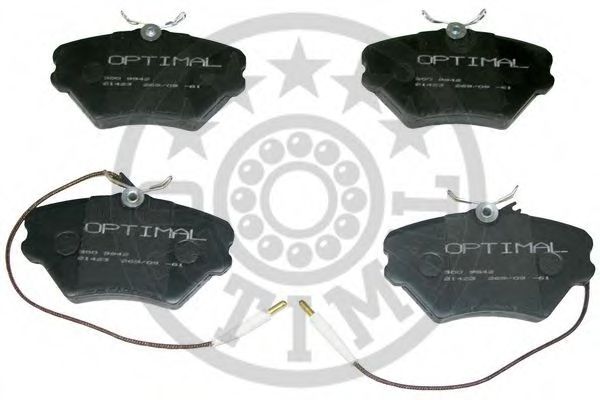 Комплект тормозных колодок, дисковый тормоз OPTIMAL 9942