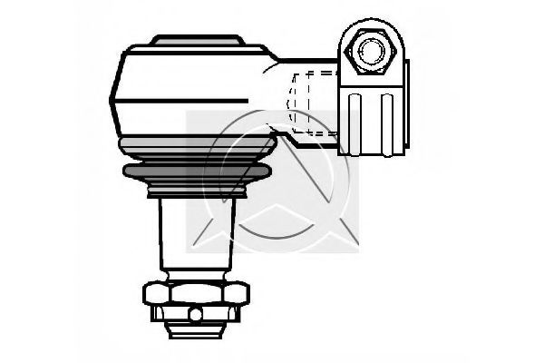 Наконечник поперечной рулевой тяги SIDEM 44139