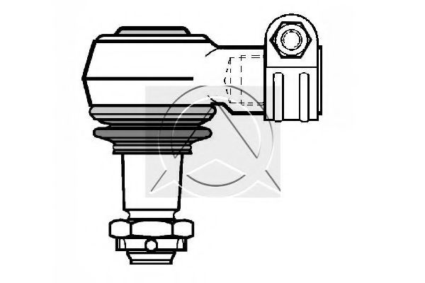 Наконечник поперечной рулевой тяги SIDEM 500131