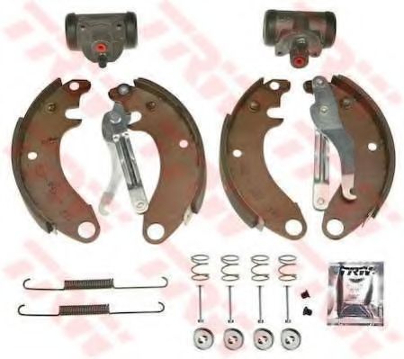Комплект тормозных колодок TRW BK1100