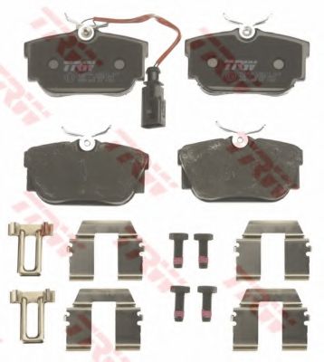 Комплект тормозных колодок, дисковый тормоз TRW 23224