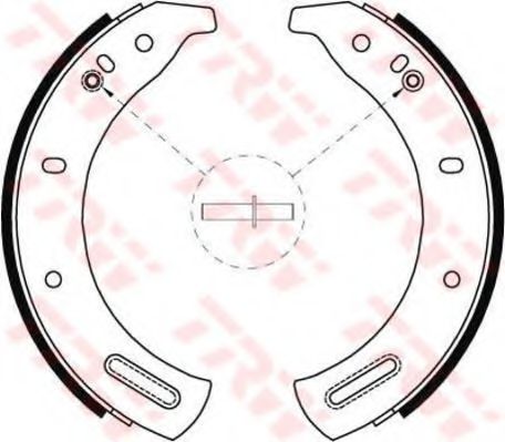 Комплект тормозных колодок TRW GS6107
