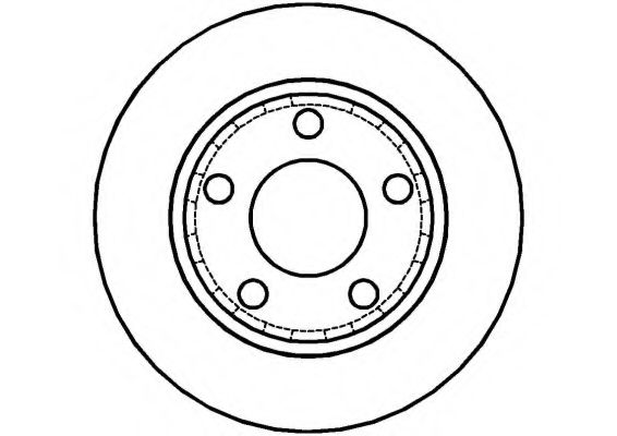 Тормозной диск NATIONAL NBD1172