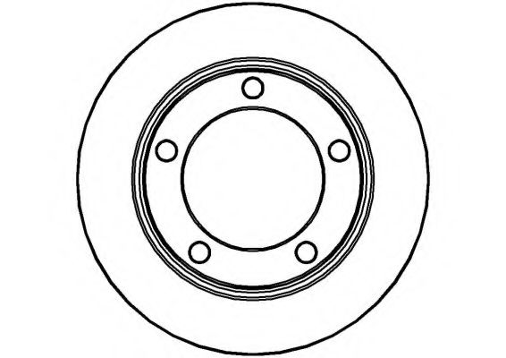 Тормозной диск NATIONAL NBD251