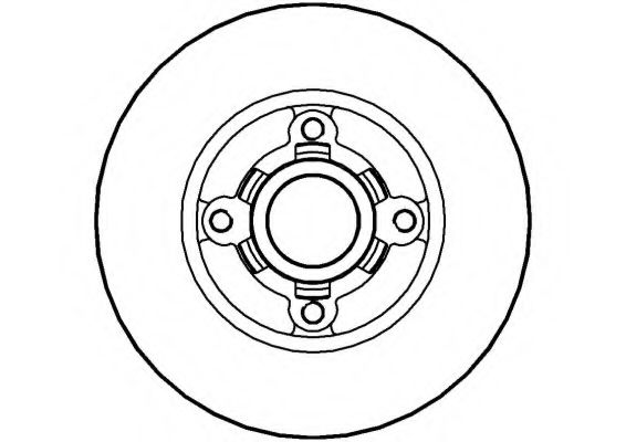 Тормозной диск NATIONAL NBD344