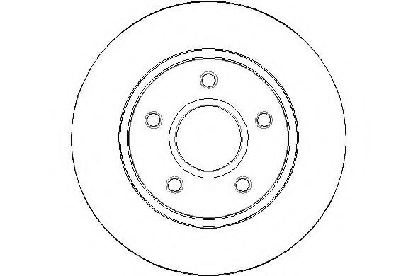 Тормозной диск NATIONAL NBD1677