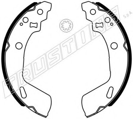 Комплект тормозных колодок TRUSTING 111256
