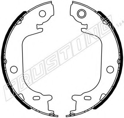 Комплект тормозных колодок TRUSTING 115.340