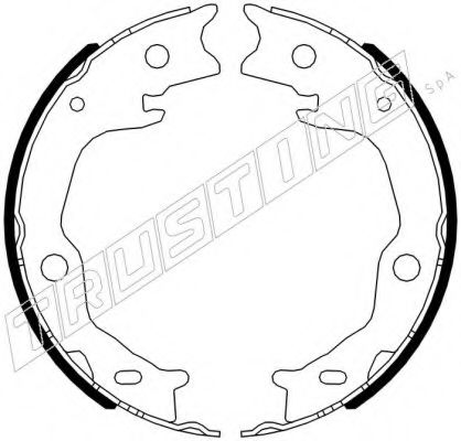 Комплект тормозных колодок TRUSTING 115.341
