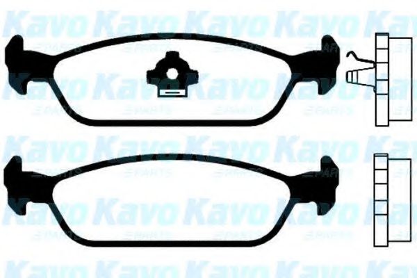 Комплект тормозных колодок, дисковый тормоз KAVO PARTS BP-1511