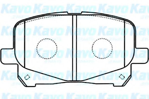 Комплект тормозных колодок, дисковый тормоз KAVO PARTS BP-9085