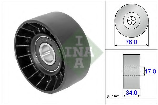 Паразитный / ведущий ролик, поликлиновой ремень TRIPLE FIVE 7635