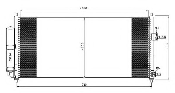 Конденсатор, кондиционер NRF 35435