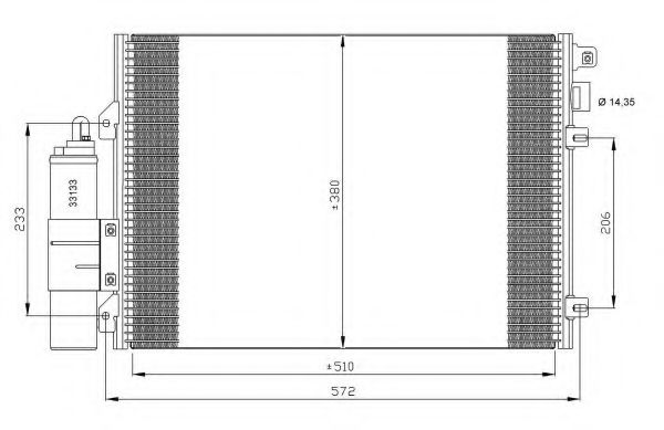 Конденсатор, кондиционер NRF 35771