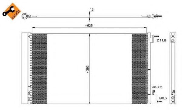 Конденсатор, кондиционер NRF 35912