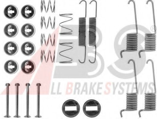 Комплектующие, тормозная колодка A.B.S. 0714Q