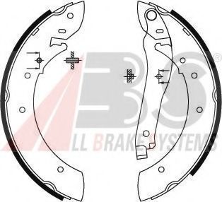Комплект тормозных колодок BREMS.-U.KUPPL.TEILE 51100