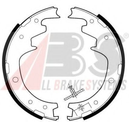 Комплект тормозных колодок A.B.S. 8564