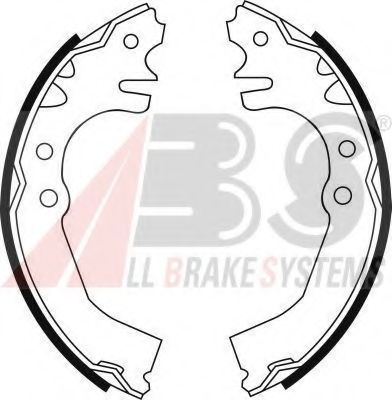 Комплект тормозных колодок A.B.S. 8952