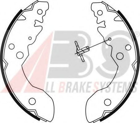 Комплект тормозных колодок A.B.S. 8974