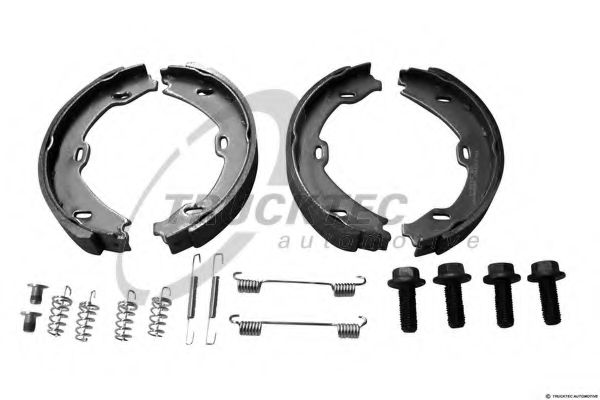 Комплект тормозных колодок, стояночная тормозная система TRUCKTEC AUTOMOTIVE 02.35.204