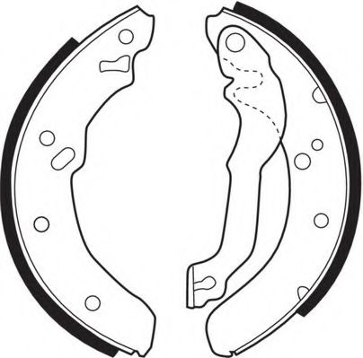 Комплект тормозных колодок NECTO N1431