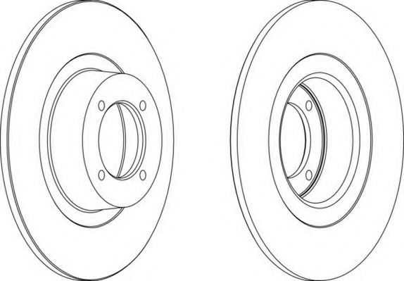 Тормозной диск NECTO WN133