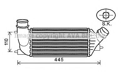 Интеркулер AVA QUALITY COOLING CNA4270