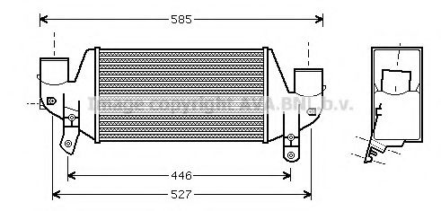 Интеркулер AVA QUALITY COOLING FDA4313